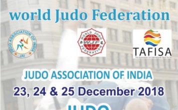 Judo Association of India (JAI) National Championships Nueva Delhi, India 23, 24 and 25 December 2018